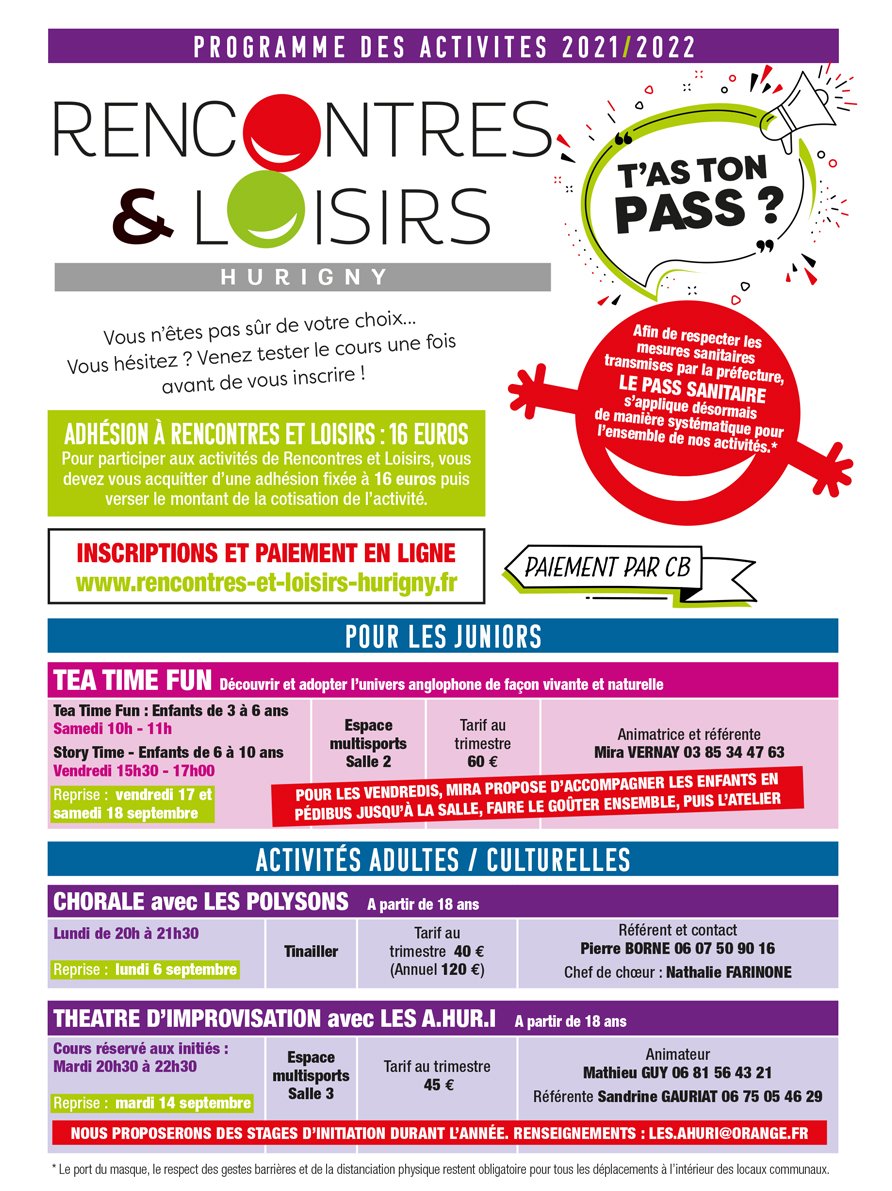 loisirs rencontres