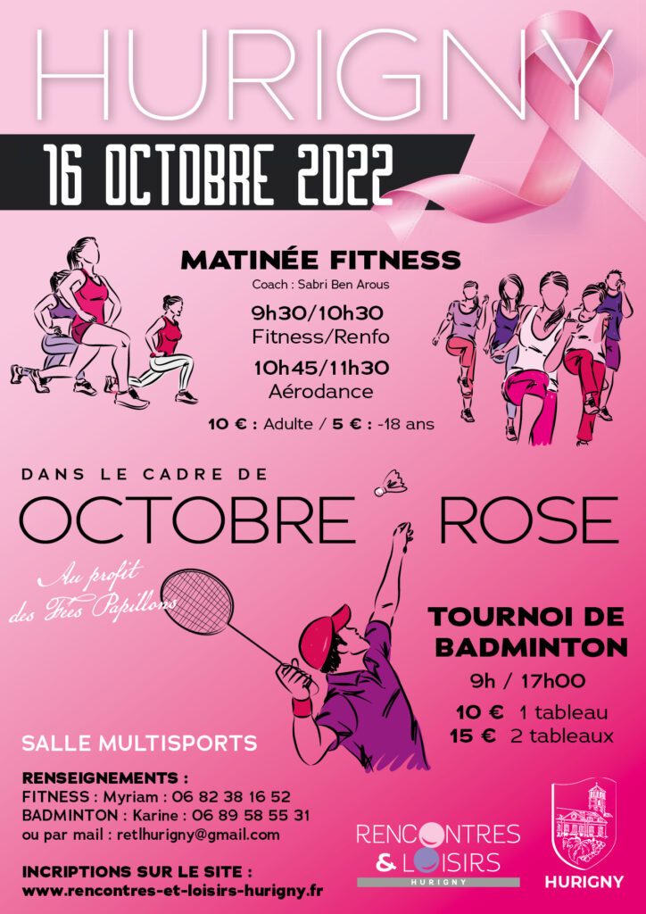 affiche octobre rose 2022